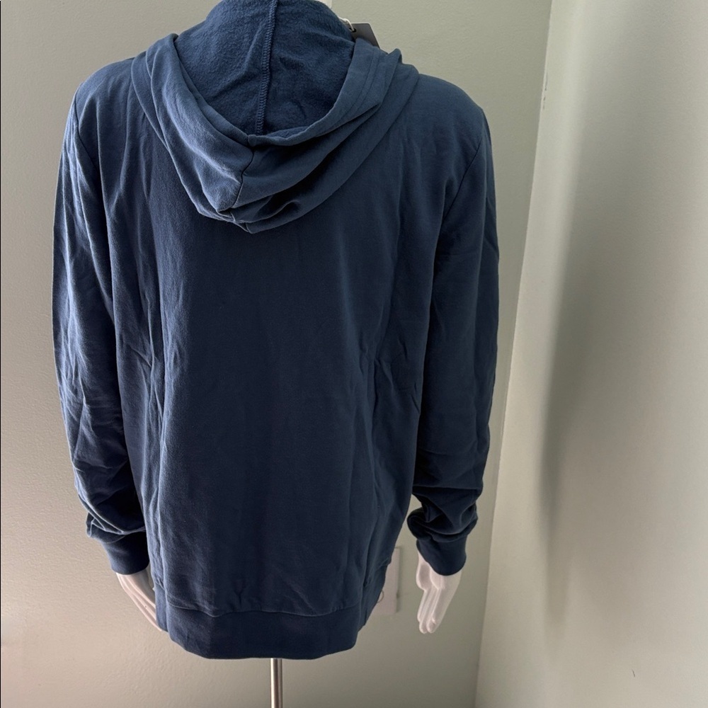 Marine Layer Women’s Blue Full Zip Up Hoodie Sweatshirt Size Small - Picture 5 of 5